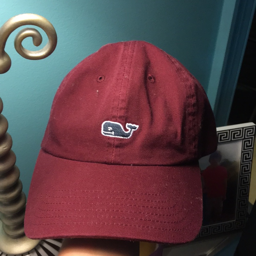 Burgundy Vineyard Vines Hat